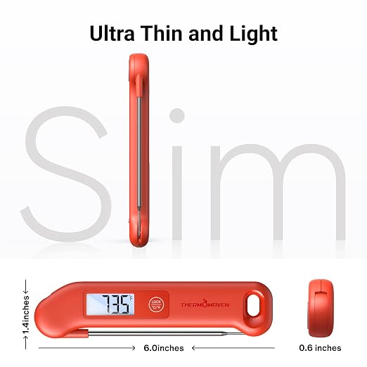 Professional Meat Thermometer Digital, ±0.5℉ NIST Certified Accuracy, Instant - Image 8
