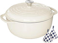 Umite Chef 6QT Enameled Cast Iron Dutch Oven by UmiteChef