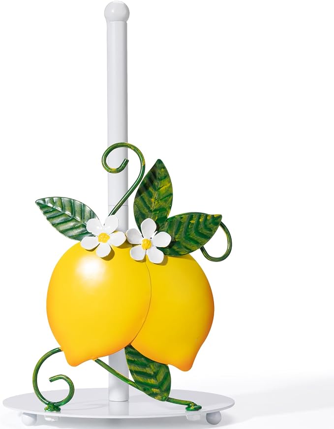 Lemon Paper Towel Roll Holder Countertop by Shinlar