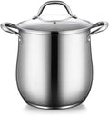 Stainless Steel Stock Pot, 8 Quart Heavy Duty Induction-Compatible by Unknown