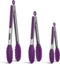 Kitchen Tongs, Stainless Steel Cooking Tongs by EEKEDO