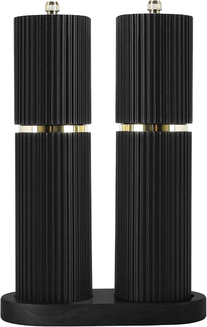 Wooden Salt and Pepper Grinder Set by UNIOVC