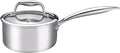 1-Quart Saucepan with Lid, Tri-Ply Stainless Steel Pot with Stay-Cool Handle & by Unknown