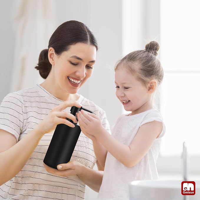 GMISUN Black Soap Dispenser, Hand Soap Dispenser - Image 9