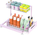 Saydear Under Sink Organizer Storage 2-Tier Premium Metal Pull-Out Kitchen by Saydear