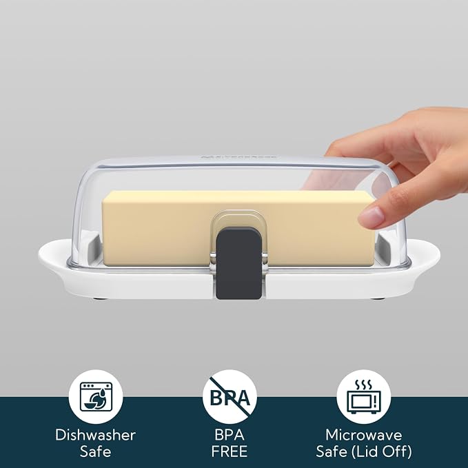KITCHENDAO Large One-handed Butter Dish - Image 7