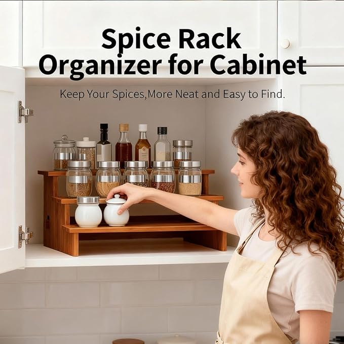 JinDoWin Cabinet Spice Organizer, Spice Organization - Image 3