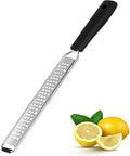 Zester Grater with Protective Cover – Fine Stainless Steel Lemon Zester cheese by Reecaz