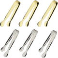 6PCS Ice Tongs Mini Sugar Tongs 4.25Inch Tong by Sunenlyst