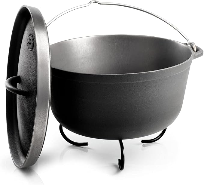 GSI Outdoors Guidecast 5qt Dutch Oven | Cast Iron Dutch Oven by GSIOutdoors