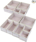 Fordonral 12 Pack Drawer Organizer Clothes, Foldable Fabric Dresser Organizer by Fordonral
