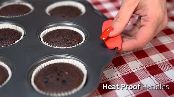 Baking Pan Set, 15 Piece Premium Baking Set, Nonstick Bakeware Sets BPA Free - Image 9