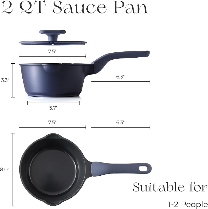 PRICUSIS Ceramic Nonstick Saucepan - Image 9