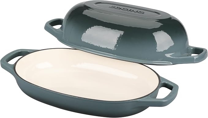 EDGING CASTING Enameled Cast Iron Oval Dutch Oven Pot - Image 6
