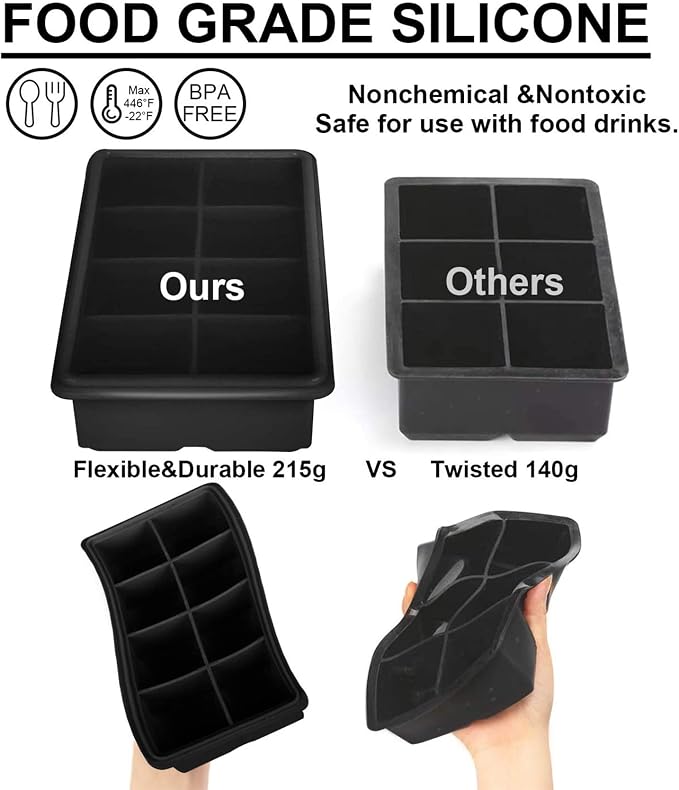 LessMo Ice Cube Tray with Lid - Image 3