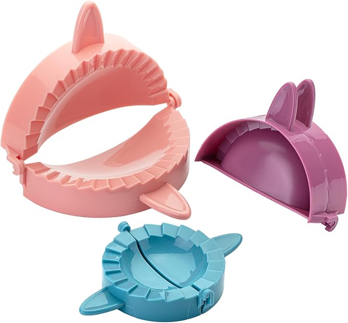 BTaT- Dough Press Set, 3 Pack, Pastry and Turnover Press, Hand Pie Maker by BrewToATea