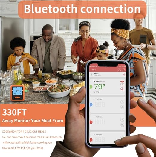 Smart Wireless Meat Thermometer Digital - Image 4