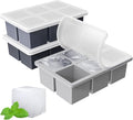Large Ice Cube Tray for Whiskey: FDDBI Big Square Ice Cube Maker for Cocktail by FDDBI