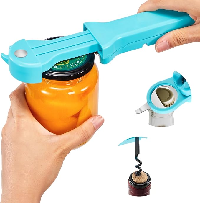 7-in-1 Jar Opener for Seniors – Magnetic adjustable Jar Opener & Bottle Opener by Banyaa