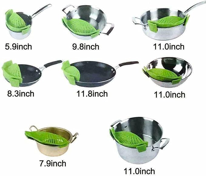 2 Pcs Clip on Strainer, Pot Strainer - Image 5