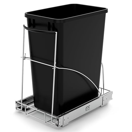 Tanamu Pull Out Trash Can Under Cabinet，Under Sink Slide Out Garbage by TanamuCabinetSolutions