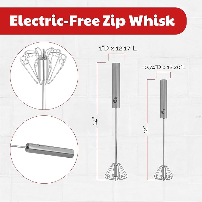 Stainless Steel Egg Beater - Image 3
