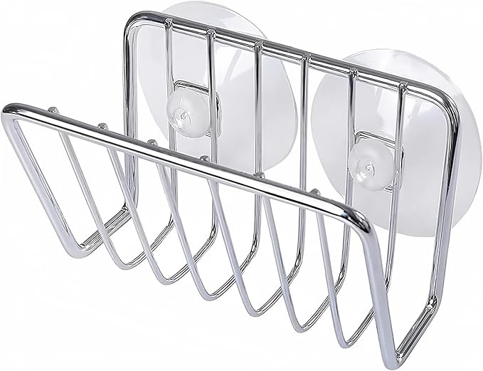 Toplife Sponge Holder for Kitchen Sink, Stainless Steel Suction Cup Sponge Caddy by Toplife