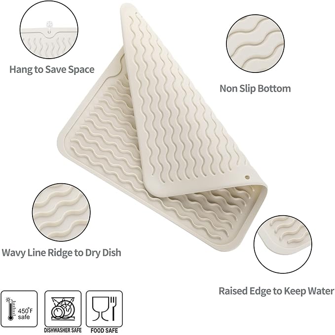 MicoYang Silicone Dish Drying Mat - Image 3