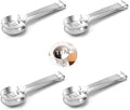 4Pcs Tea Bag Squeezer, Stainless Steel Clip On Strainer, Tea Spoon Tongs by CCDANSIYUCR