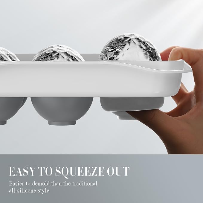 Round Ice Cube Mold with Lid - Image 2