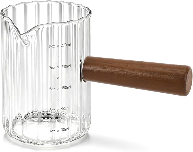 Espresso Measuring Cup 9 Oz, Espresso Glass Cups by Unknown