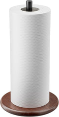 Paper Towel Holder with Wooden Base, Kitchen Countertop Paper Towel Stand by Jasopaco
