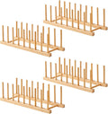 4 PCS Bamboo Dish Dying Rack by Worthyeah