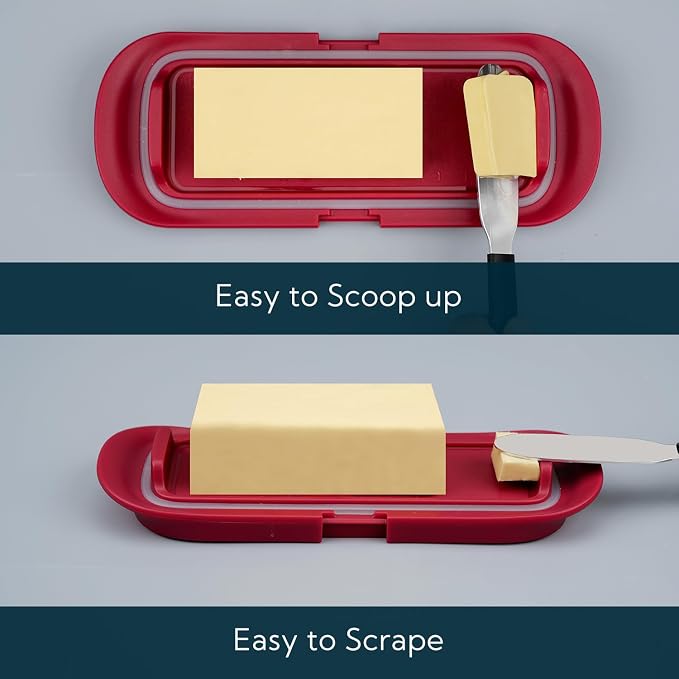 KITCHENDAO One-handed Airtight Butter Dish - Image 6