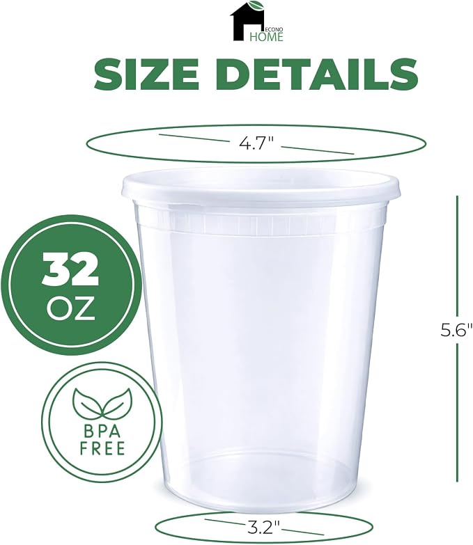 EconoHome Clear Deli Containers - Image 3