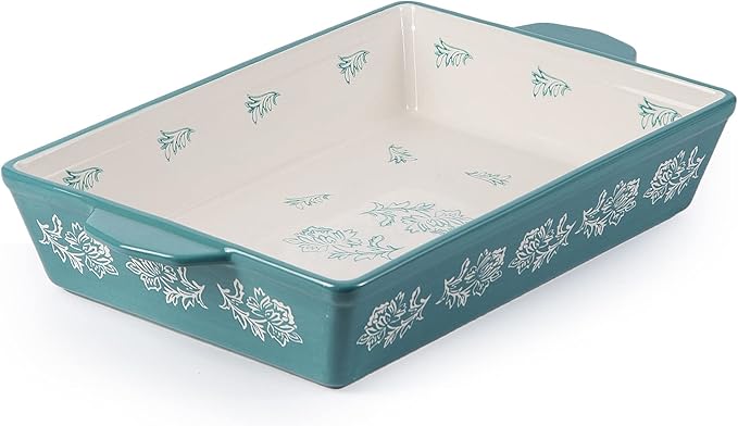 Wisenvoy Casserole Dish Baking Dish Ceramic Lasagna Pan Bakeware Sets Baking by wisenvoy