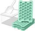 Mini Ice Cube Tray for Freezer: Small Plastic Ice Cubes Trays for Freezer by FDDAI