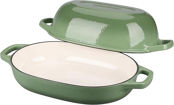 EDGING CASTING Enameled Cast Iron Oval Dutch Oven Pot - Image 4