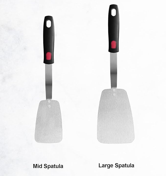 Stainless Steel Flexible Spatula Solid Turner, XiaoZu Thin Metal Spatula - Image 7