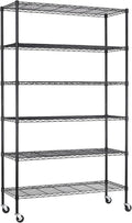 BestOffice | 6-Tier Wire Storage Shelves by BestOffice