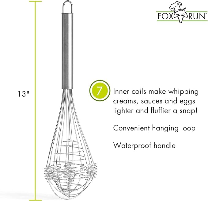 Fox Run Stainless Steel Ultimate Rapid Whisk Medium - Image 2