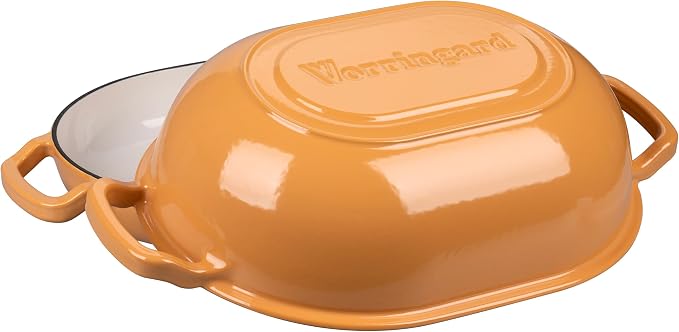 VORRINGARD Enameled Cast Iron Sourdough Bread Oven, Dutch Oven, Loaf Cast Iron - Image 4