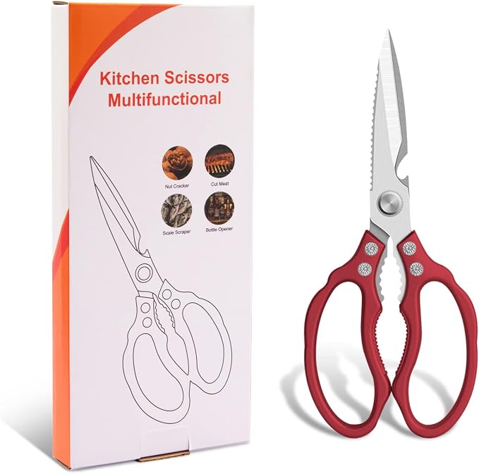 CGBE Kitchen Scissors All Purpose Heavy Duty, Ultra Sharp Stainless Steel - Image 7