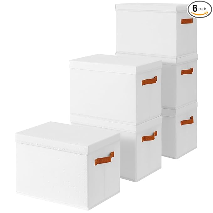 Homsorout Storage Bins with Lids by Homsorout