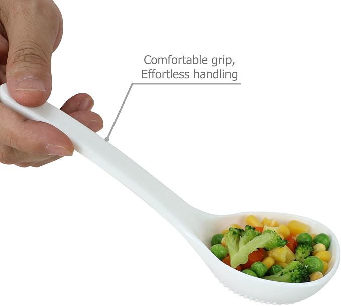 EIKS 2 Pack Plastic Soup Ladle Serving Spoon - Image 7