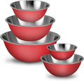 WHYSKO Meal Prep Stainless Steel Mixing Bowls Set, Refrigerator, and Kitchen by WHYSKO