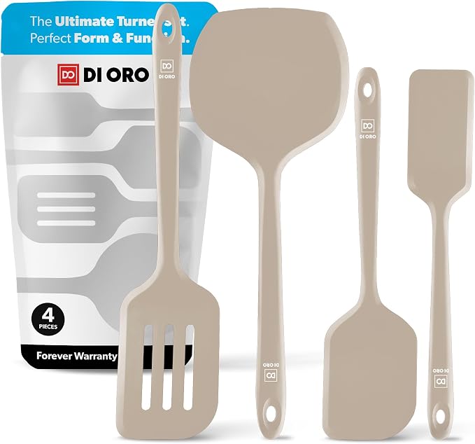 New DI ORO Silicone Turner Spatula Set by DIORO