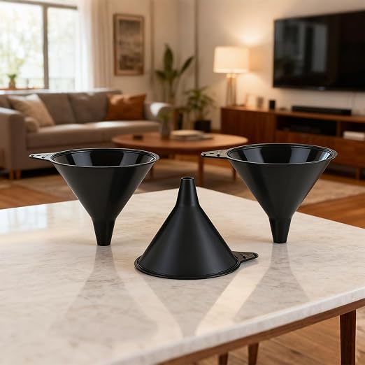 Plastic Funnel Set, Kitchen Funnels - Image 3