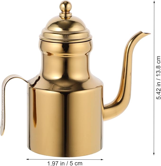 Garneck Gold Olive Oil Dispenser Bottle - Image 4