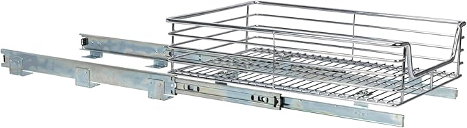 Household Essentials Glidez Chrome-Plated Steel Extended Depth 1-Tier Sliding - Image 10